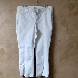 Slit Capri Pants